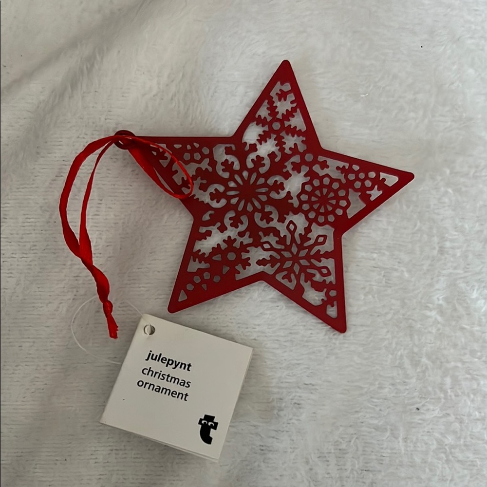 Julep Red Star Christmas Ornament